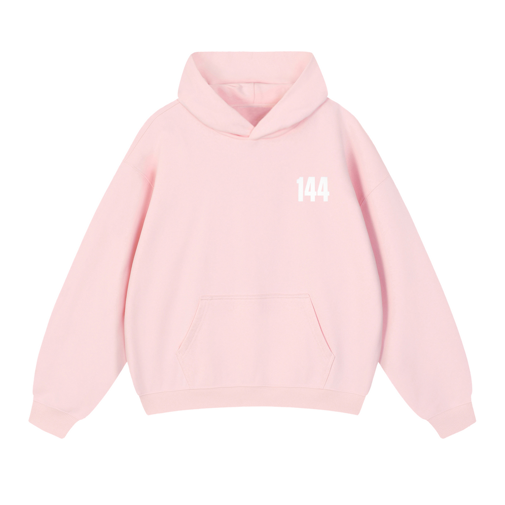 192 Baby Pink 144 Heavyweight Hoodie