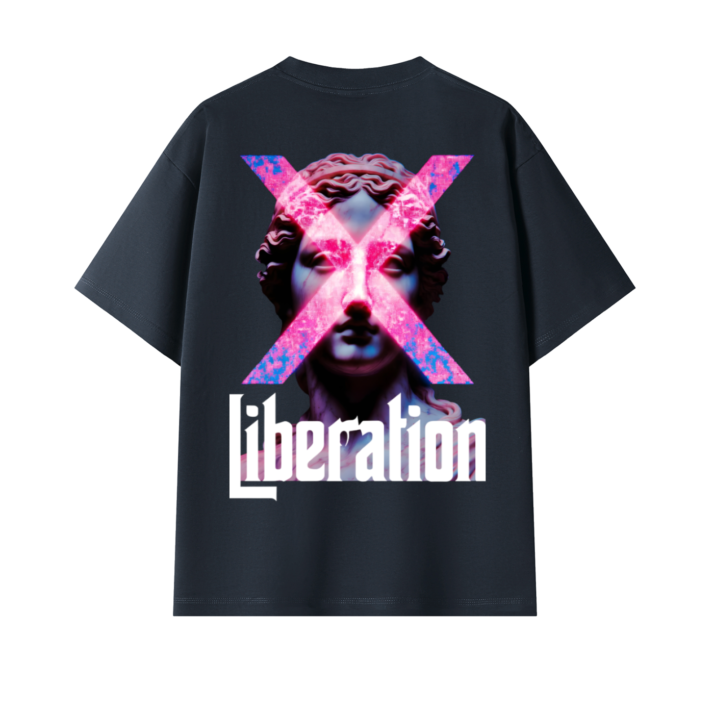 160 Navy Extreme Liberation Oversized T-Shirt