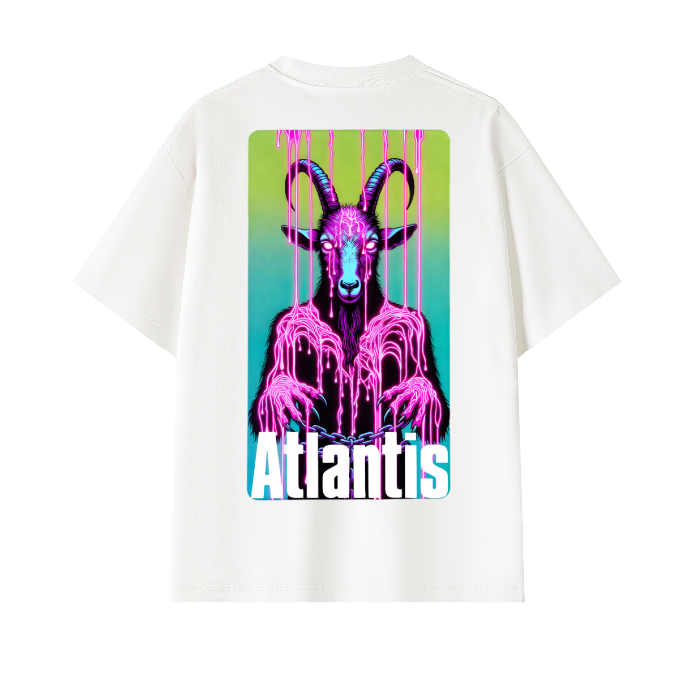 Essential Atlantis White Heavyweight Cotton T-Shirt