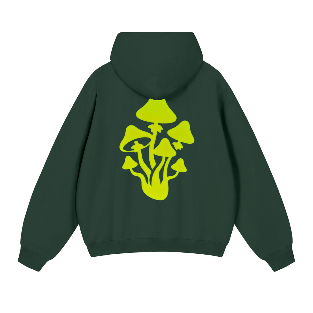Dark Green Essential Heavyweight Mushroom Hoodie