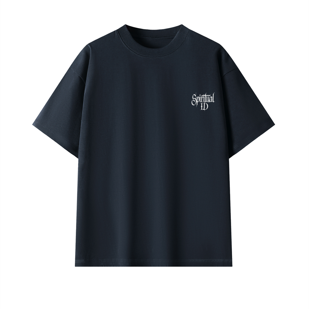184 Navy Spiritual ID Oversized T-Shirt