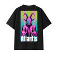 Atlantis Black Oversized T-Shirt