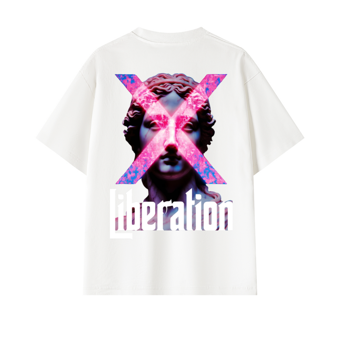 5 White Extreme Liberation Oversized T-Shirt