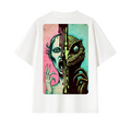 149 Alien Agenda White Oversized T-Shirt