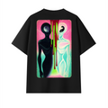 230 Area 51 Black Oversized T-Shirt