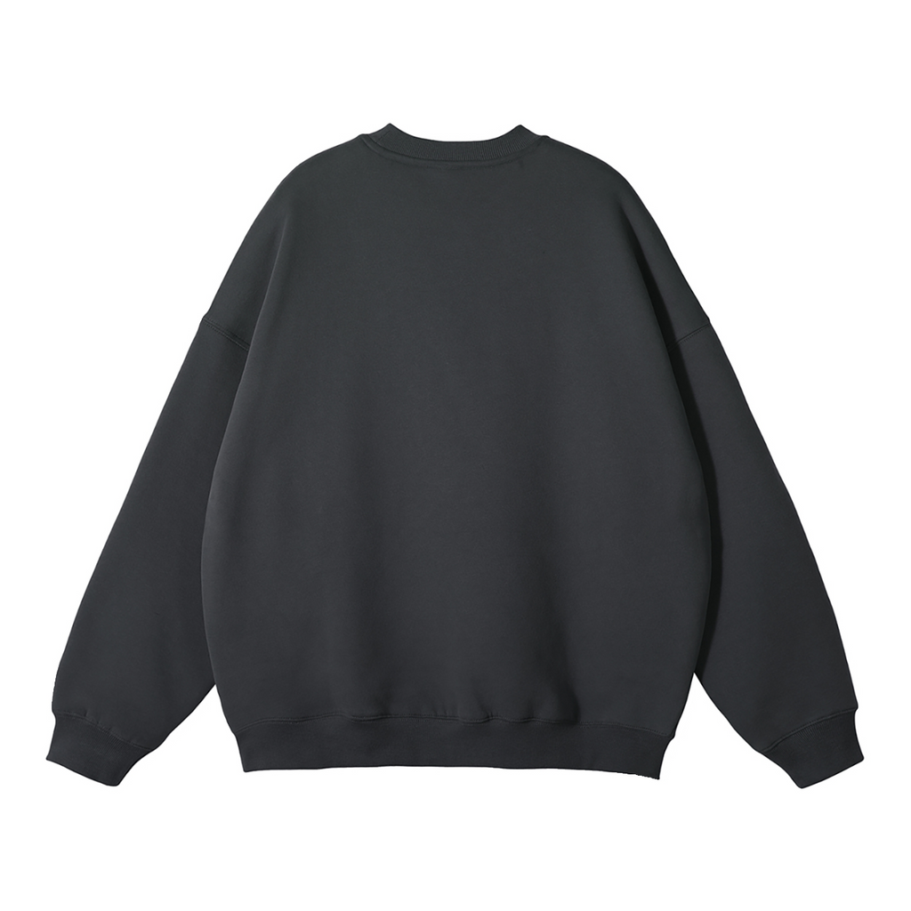 214 Dark Grey 144 Fleeced Sweatshirt