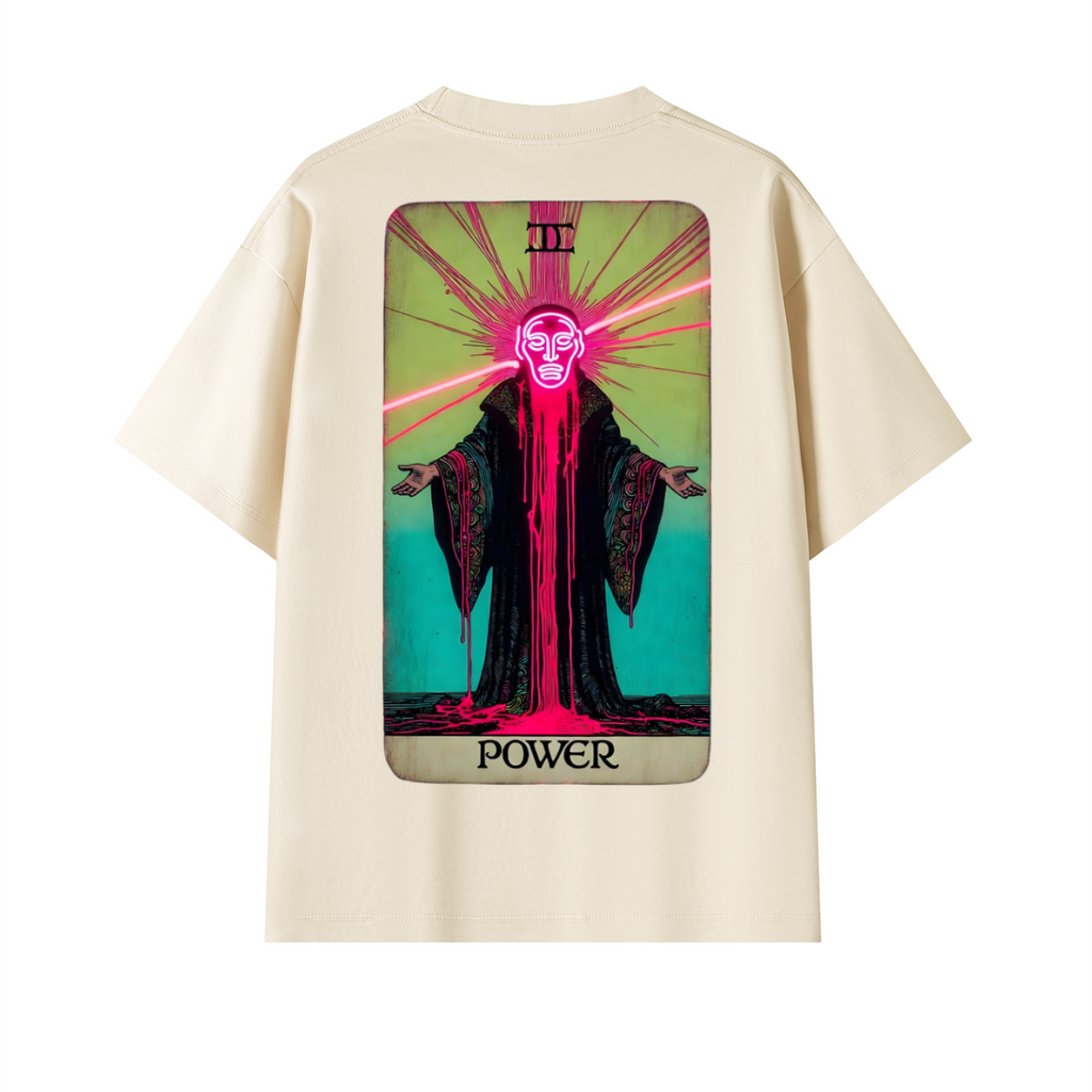 187 Cream Oversized Power T-Shirt