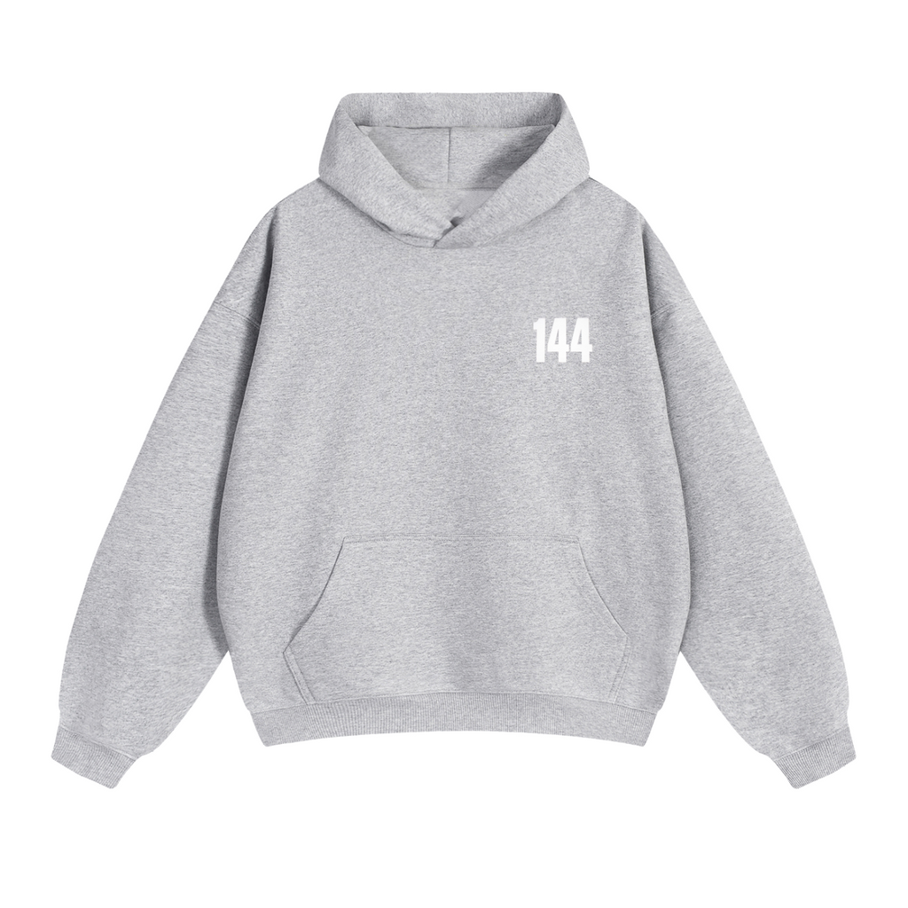 142 Grey 144 Heavyweight Hoodie