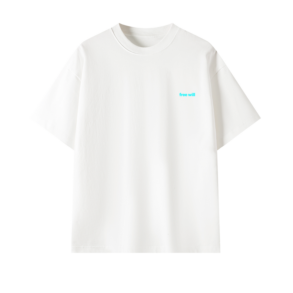 232 Angelic Liberation Off White Heavyweight Cotton T-Shirt