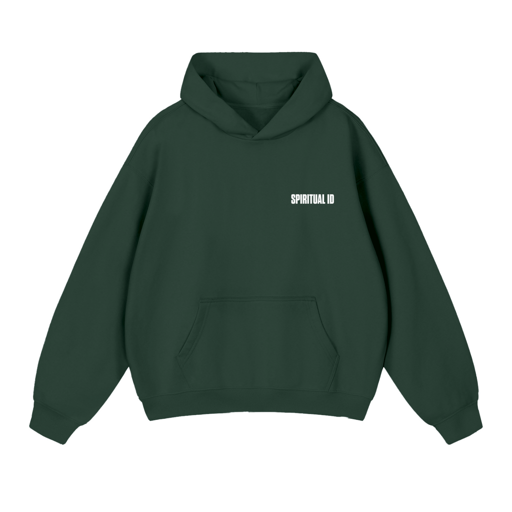 Dark Green Essential Heavyweight Mushroom Hoodie