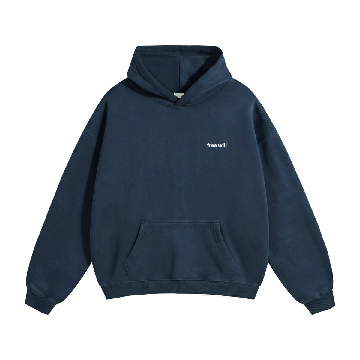 118 Christ Consciousness Navy Oversize Fleeced Hoodie