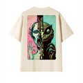 159 Alien Agenda Cream Oversized T-Shirt