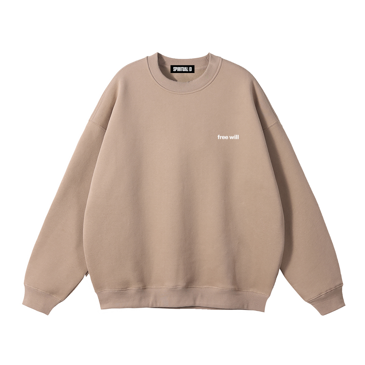 Success Tan Fleeced Sweatshirt