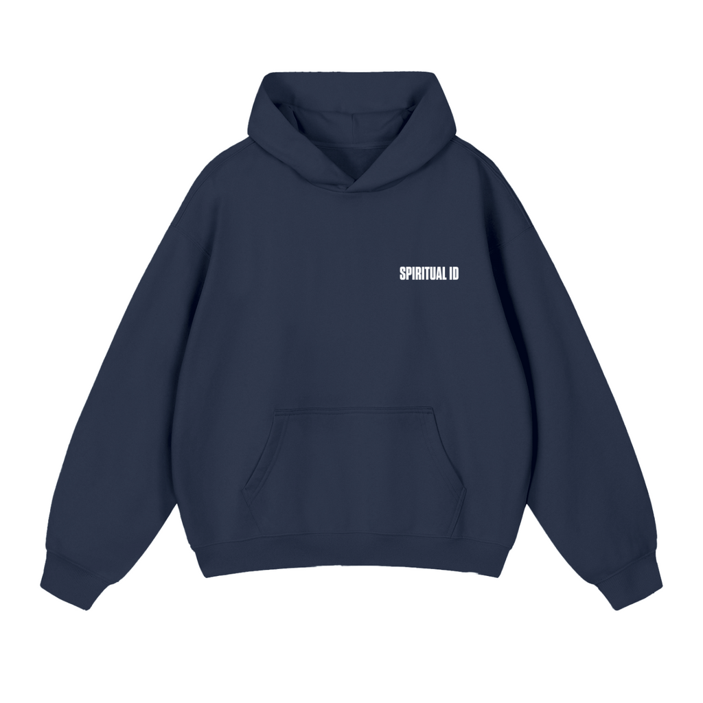 Nave Blue and Yellow Essential Heavyweight Mushroom Hoodie