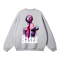Grey Based Fleeced Sweatshirt