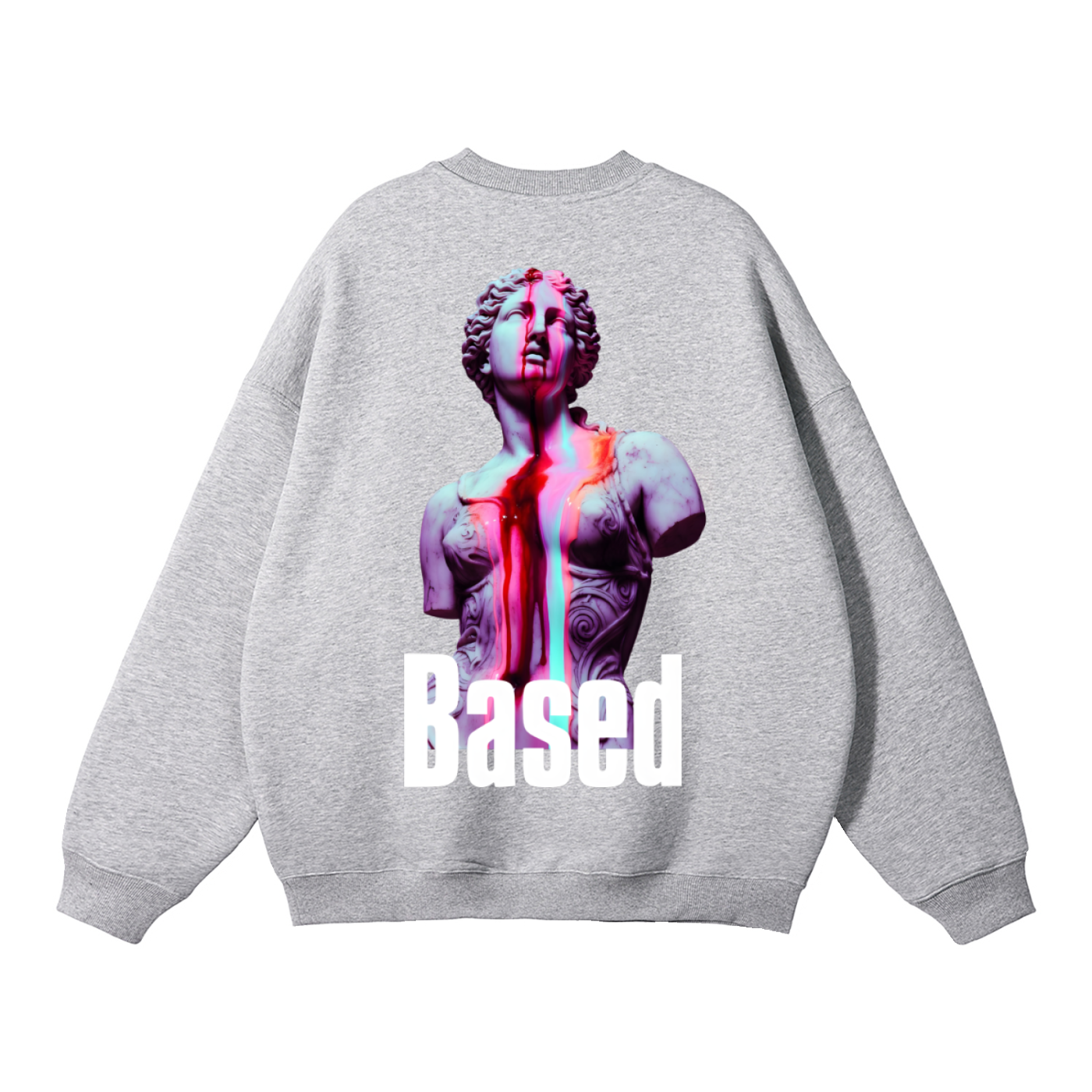 Grey Based Fleeced Sweatshirt