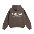 125 Christ Consciousness Brown Oversize Fleeced Hoodie