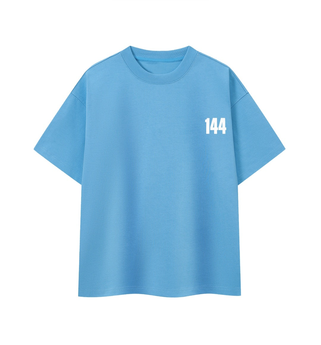 Boxy Oversized Blue 144 T-Shirt