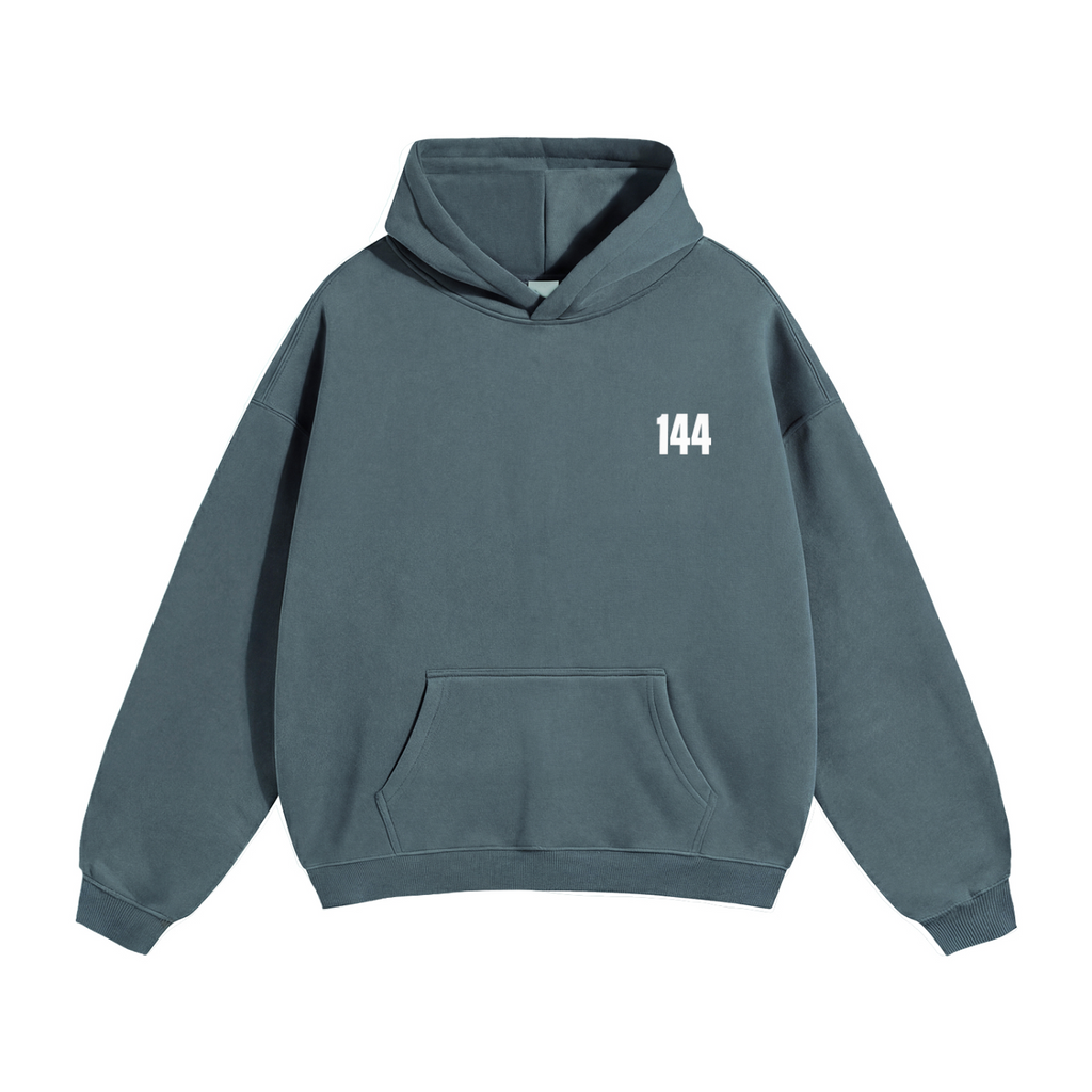17 Midnight Blue 144 Oversize Fleeced Hoodie