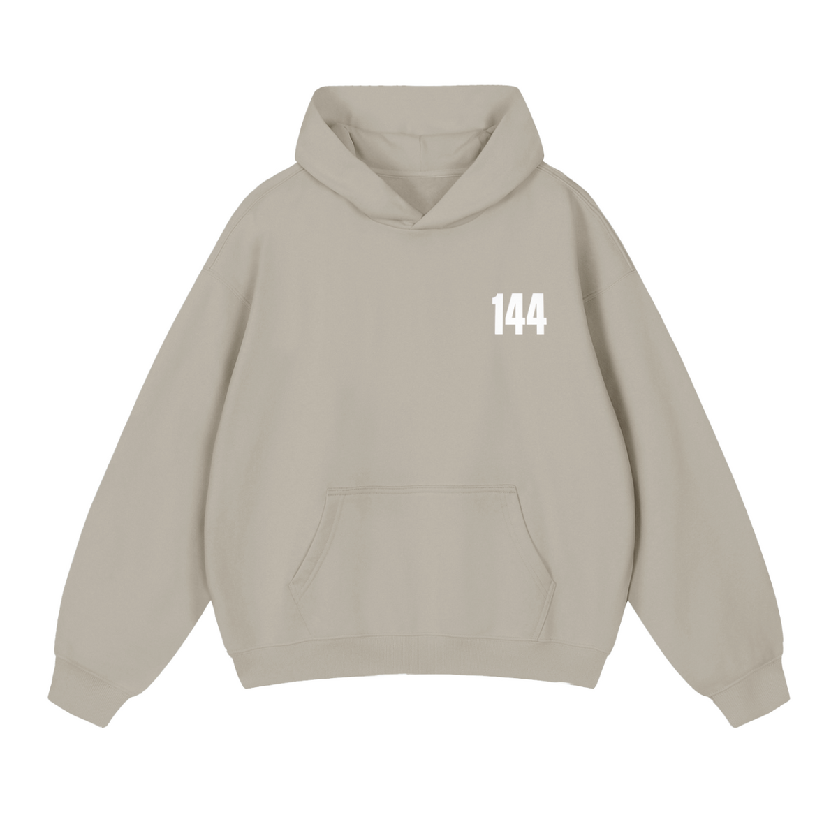 190 Light Grey 144 Heavyweight Hoodie