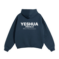 118 Christ Consciousness Navy Oversize Fleeced Hoodie