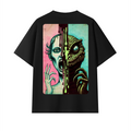152 Alien Agenda Black Oversized T-Shirt