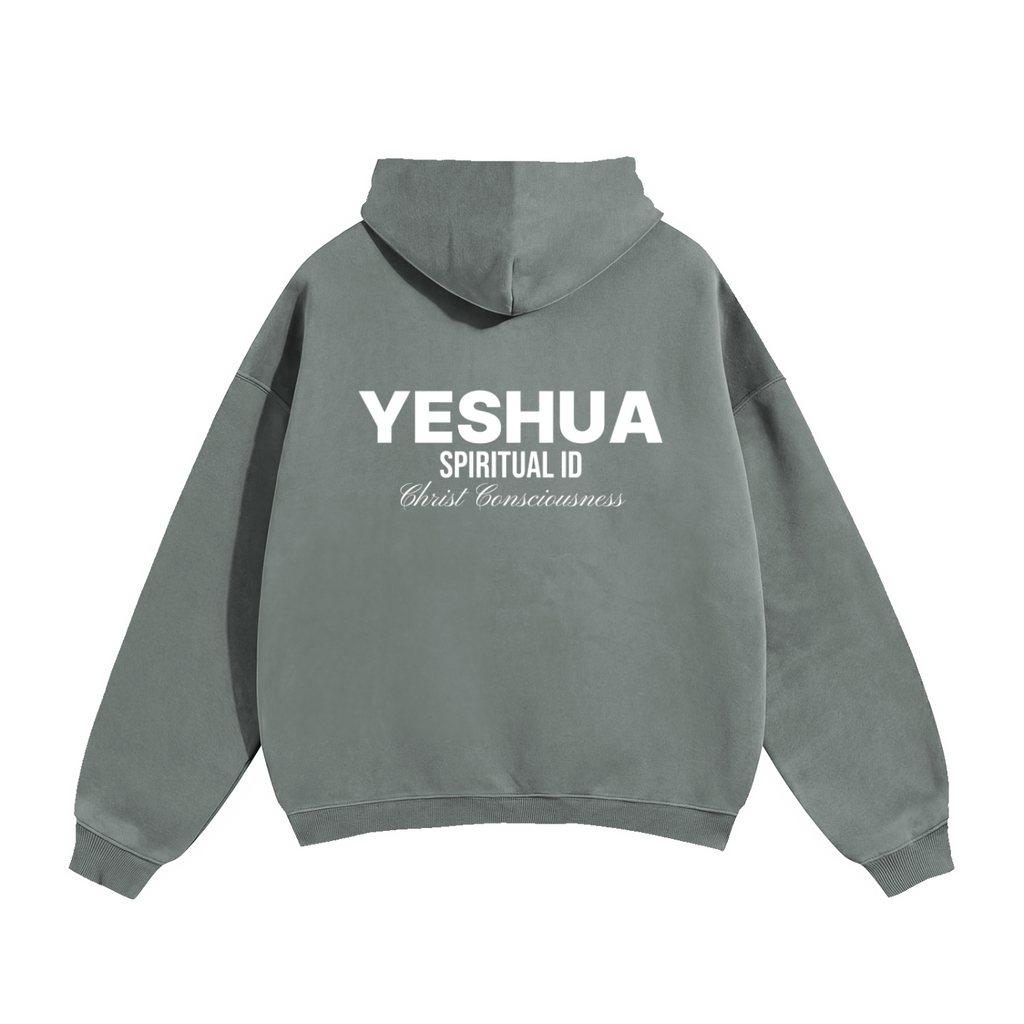 224 Christ Consciousness Grey Oversize Fleeced Hoodie