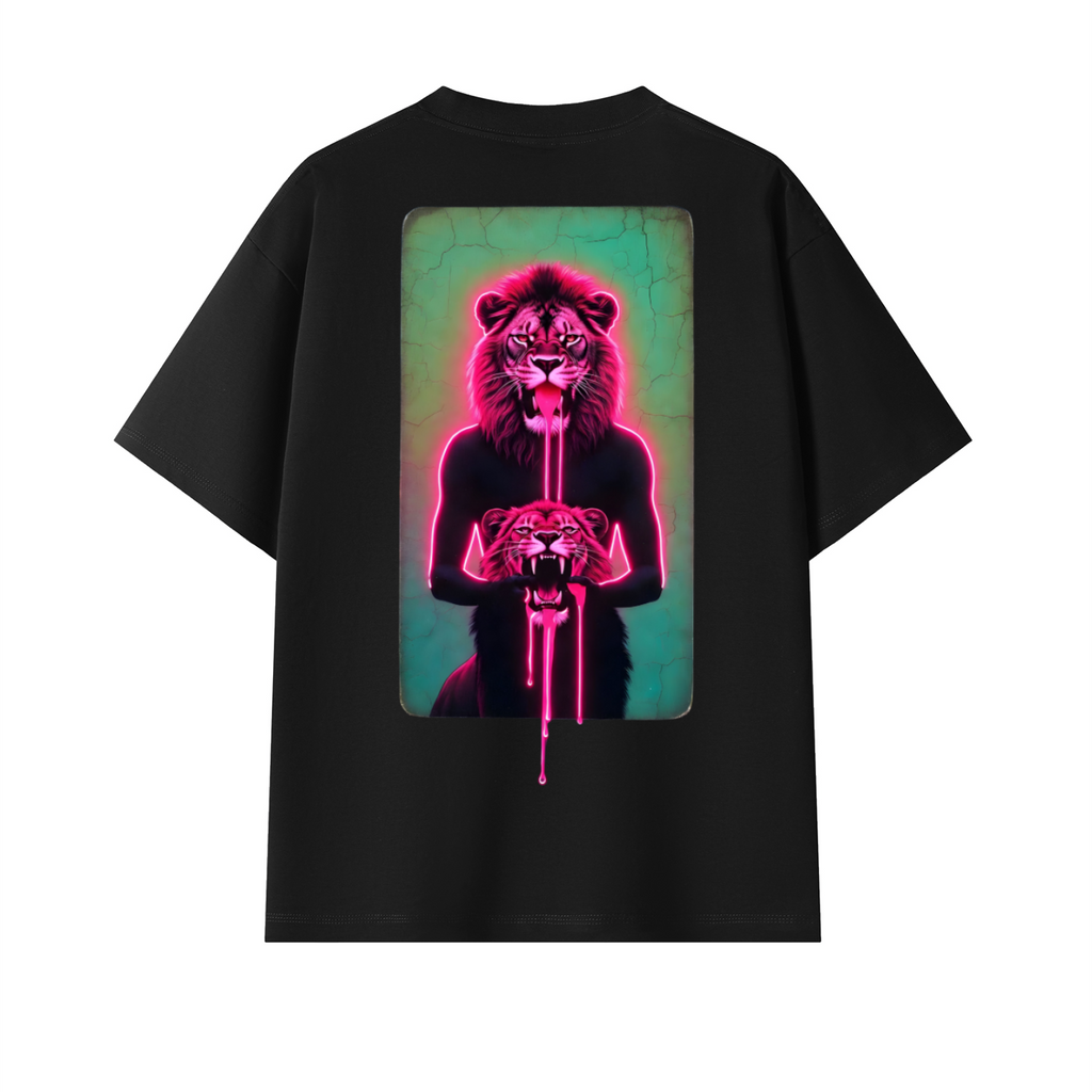 Lions Gate Black Oversized T-Shirt