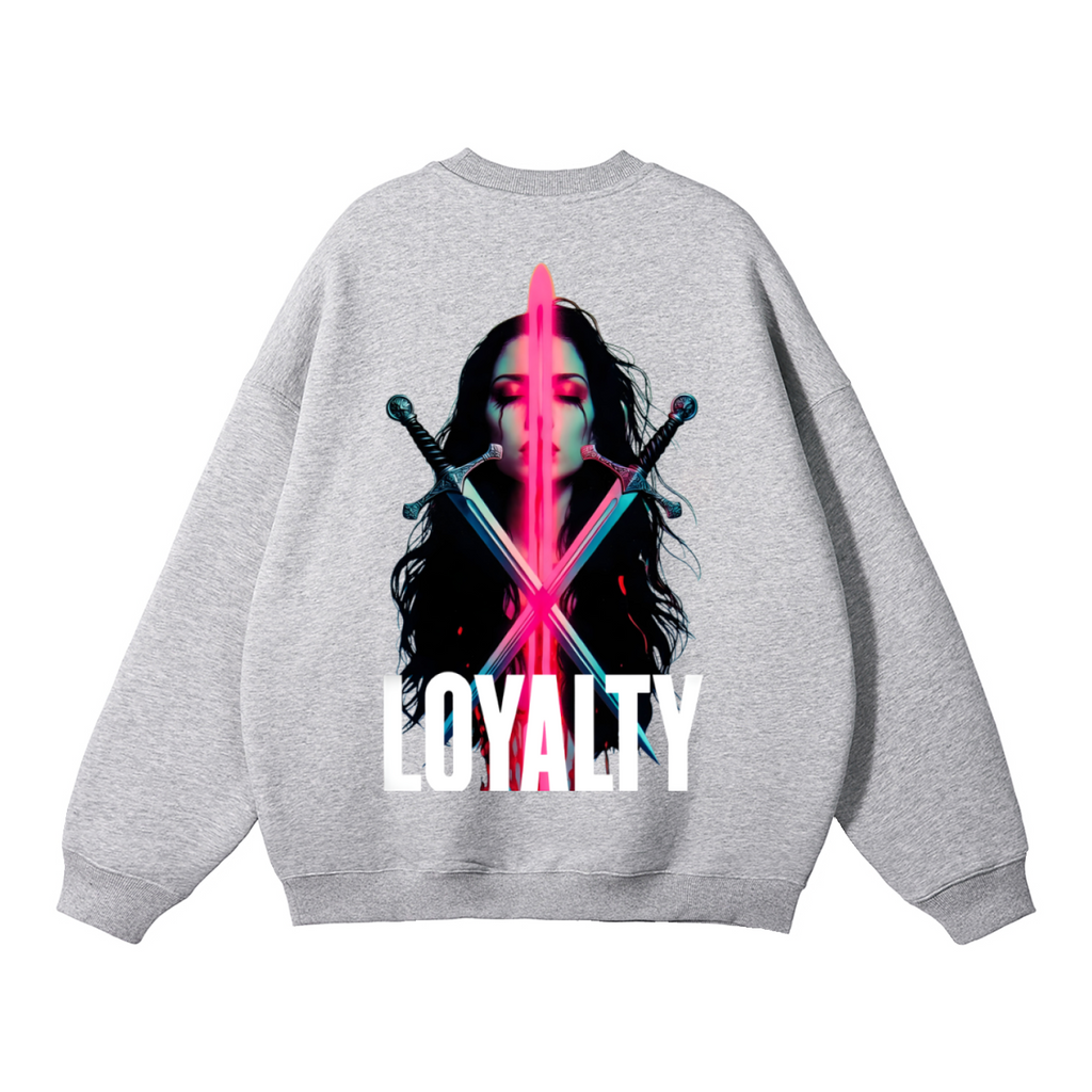 Fleeced Grey Loyalty Sweatshirt