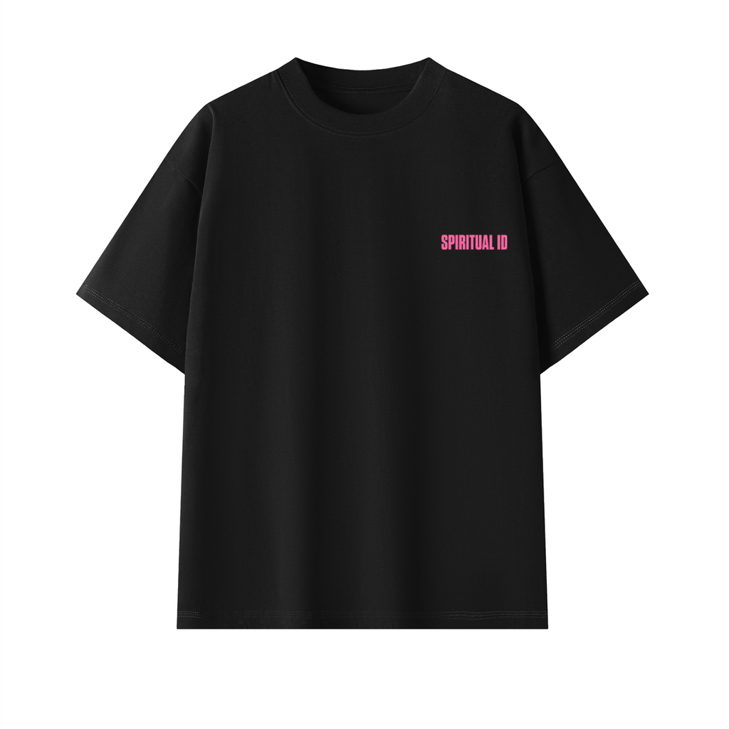 Black Unisex Spiritual Oversized T-Shirt