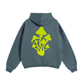 Moon Blue Oversize Fleeced Hoodie
