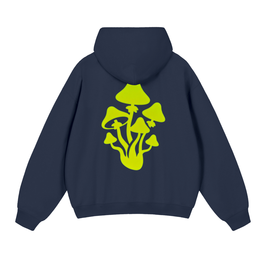 Nave Blue and Yellow Essential Heavyweight Mushroom Hoodie