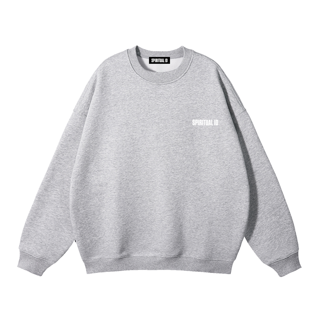 Grey Based Fleeced Sweatshirt