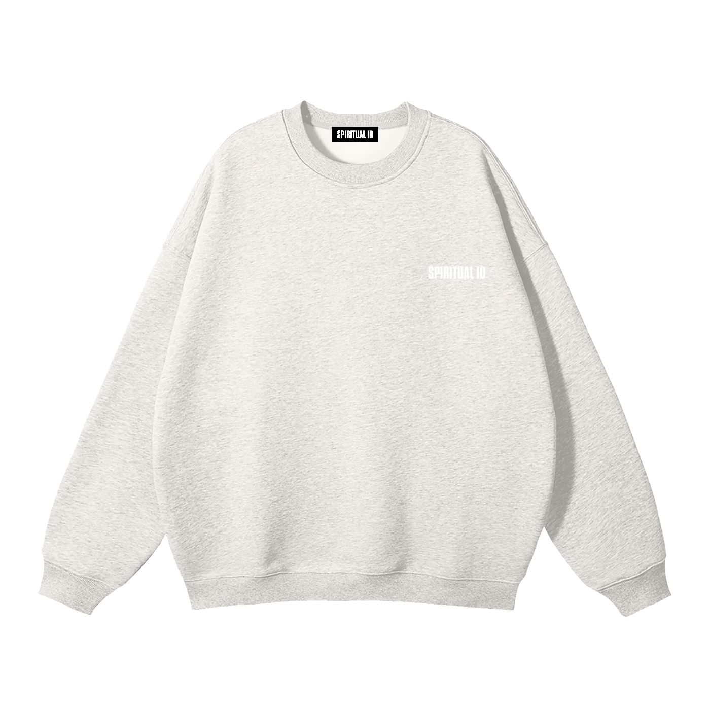 Based Oat Grey Fleeced Sweatshirt