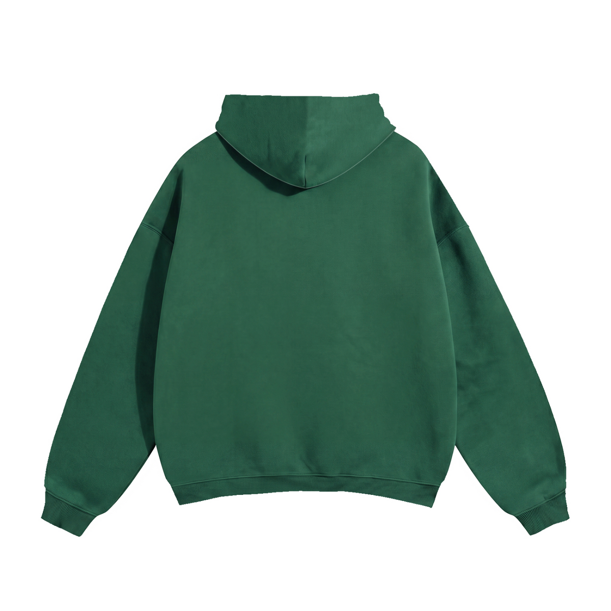 77 Forest Green Oversize Fleeced Hoodie