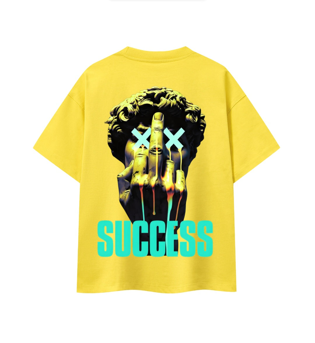 Yellow Success Boxy Oversized T-Shirt