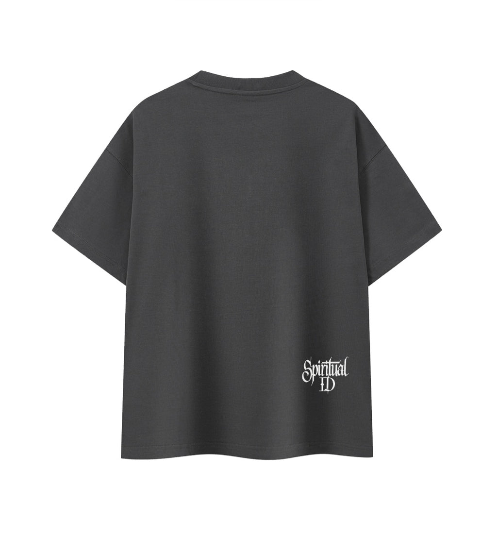 Loyalty Boxy Oversized T-Shirt Dark Grey