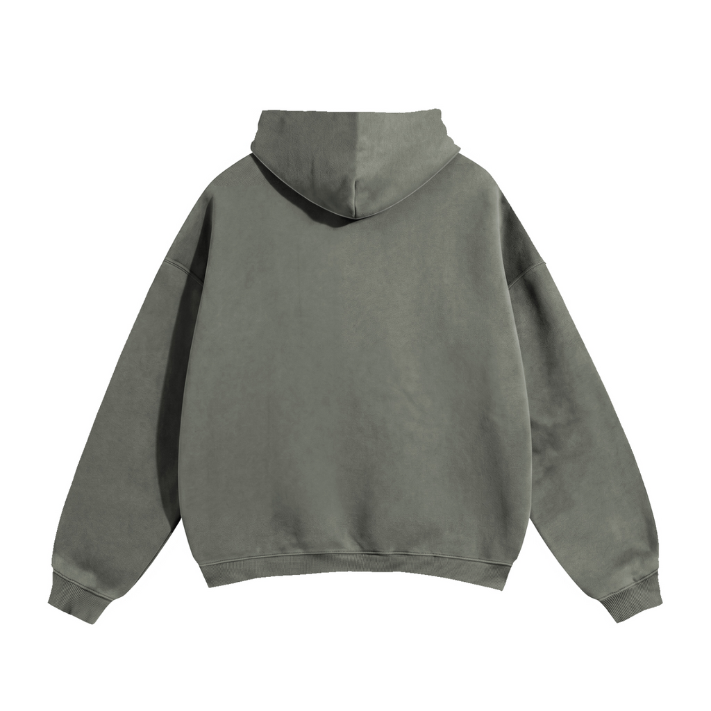 49 Terra Grey 144 Oversize Fleeced Hoodie