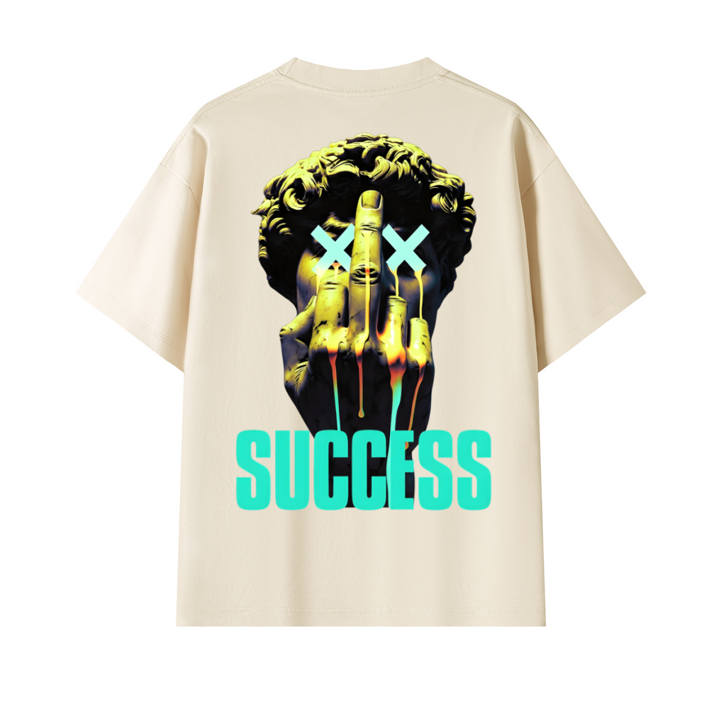 Success Apricot Oversized T-Shirt