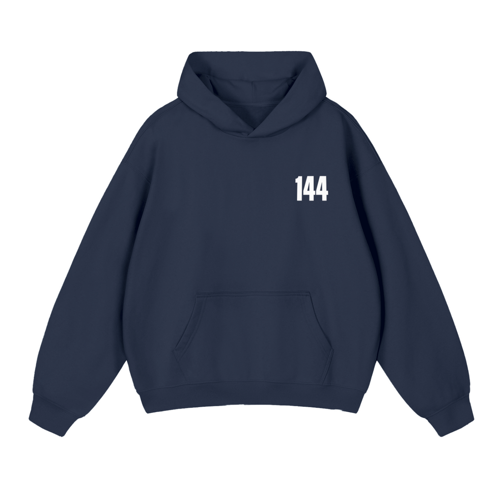 121 Navy Blue 144 Heavyweight Hoodie