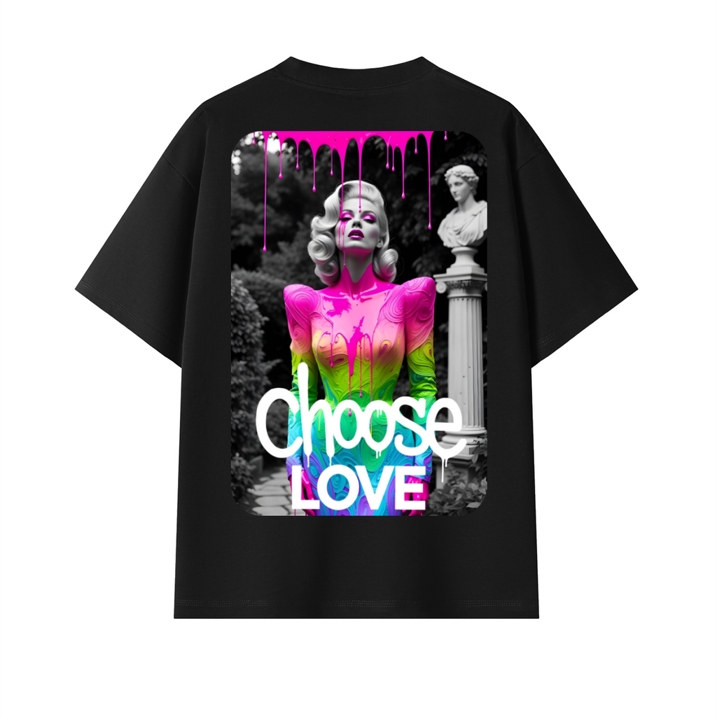 Choices Black Oversized T-Shirt